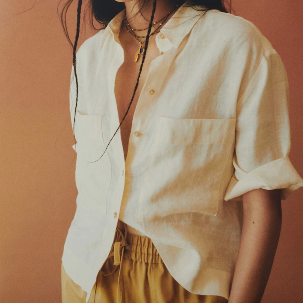 Mango Linen Jeni Shirt - Picture 3 of 7